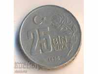 Турция 25 бин лира 1991 година