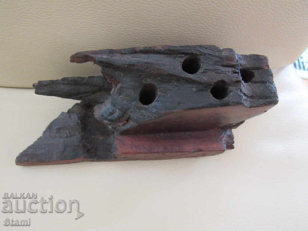 Teak desk pen stand from Zimbabwe - 5 Teak desk pen stand from Zimbabwe - 5