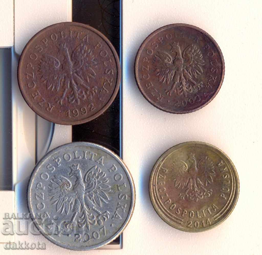 Πολωνία Πολλά από τα 4 νομίσματα με τιμή 0.80 BGN | € 0.41 Πολωνία Πολλά από τα 4 νομίσματα με τιμή 0.80 BGN | € 0.41