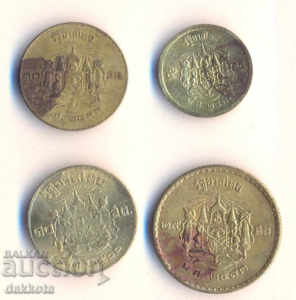 Thailand Lot of 4 coins
