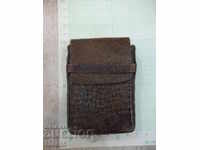 Upholstery leather case for cigarettes from the UHF store