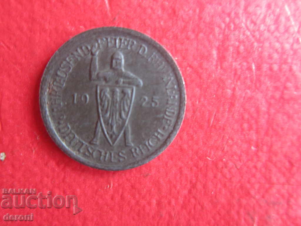 Auction 5 Reichs Mark 1925 5 Marks 1925 Auction 5 Reichs Mark 1925 5 Marks 1925