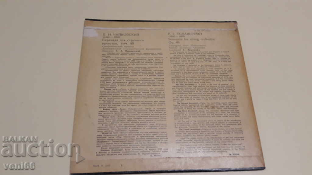 Auction Gramophone plate - medium format Auction Gramophone plate - medium format