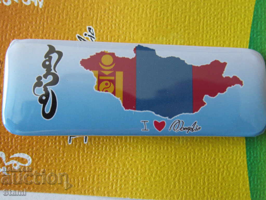 Metal badge - I LOVE MONGOLIA-2 with price 3.60 BGN | € 1.84 Metal badge - I LOVE MONGOLIA-2 with price 3.60 BGN | € 1.84