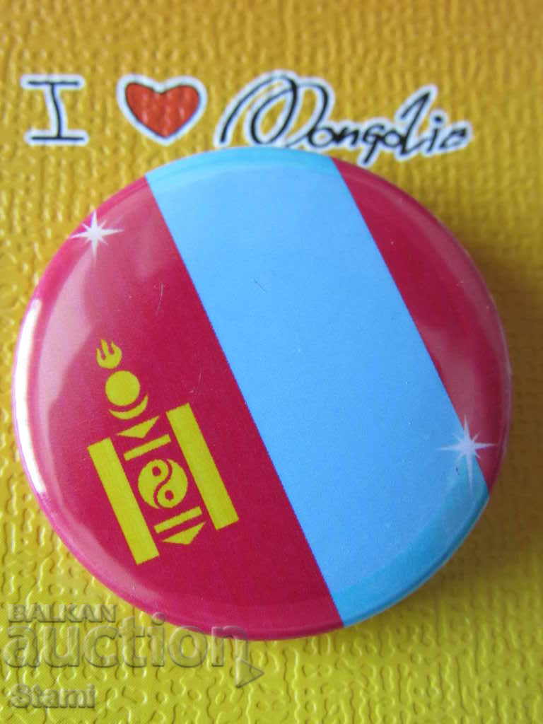 Metal badge - I LOVE MONGOLIA-4 with price 3.60 BGN | € 1.84 Metal badge - I LOVE MONGOLIA-4 with price 3.60 BGN | € 1.84