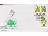 Първодневен Пощенски плик Ендемични дървета