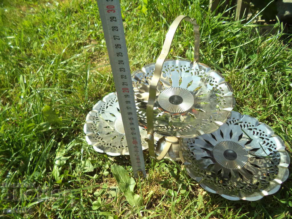 OLD MOBILE STAND FOR SWEETS AND CANDIES AT THREE LEVELS - 5 OLD MOBILE STAND FOR SWEETS AND CANDIES AT THREE LEVELS - 5