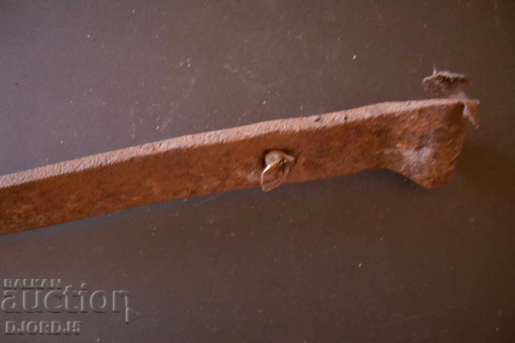 Old handle of a copper pan with price 2.00 BGN | € 1.02 Old handle of a copper pan with price 2.00 BGN | € 1.02