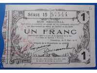 France 1 Franc 1916 Rare