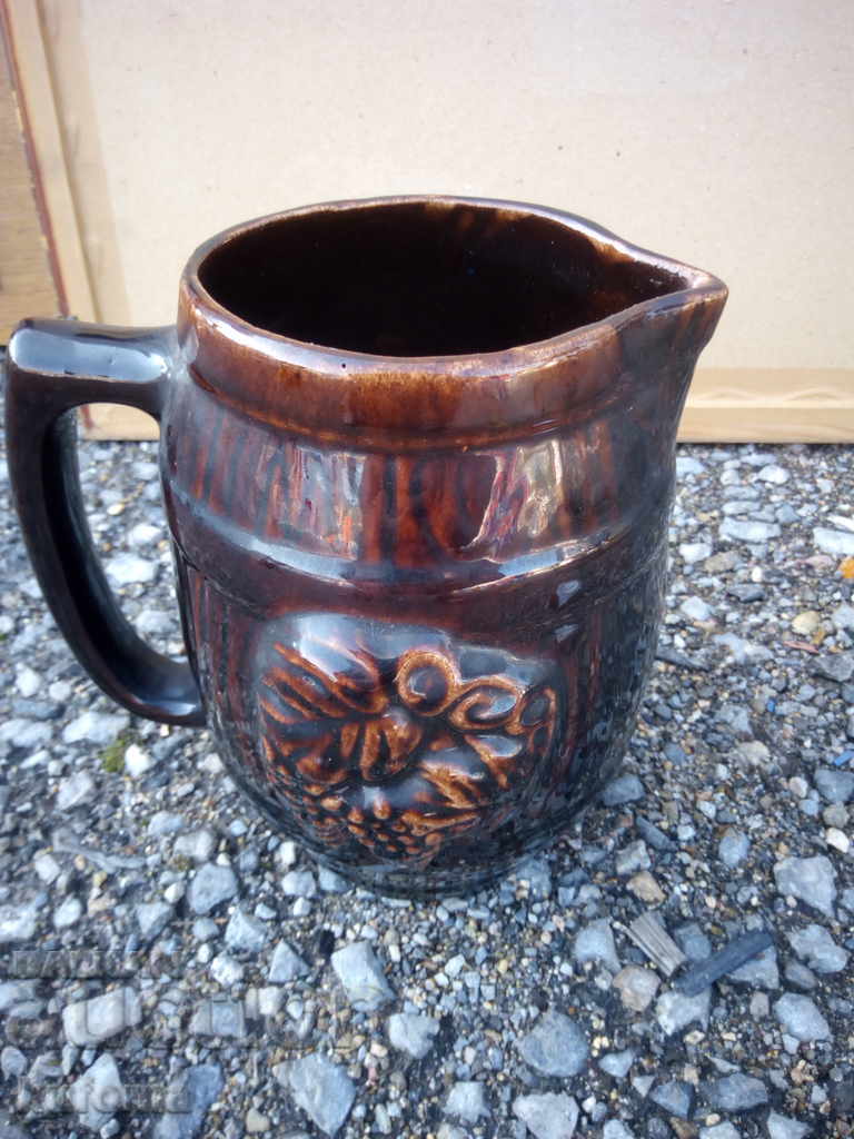 An old ceramic jug