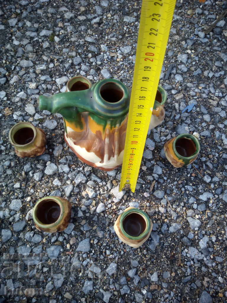 Auction Ceramic brandy kit Auction Ceramic brandy kit