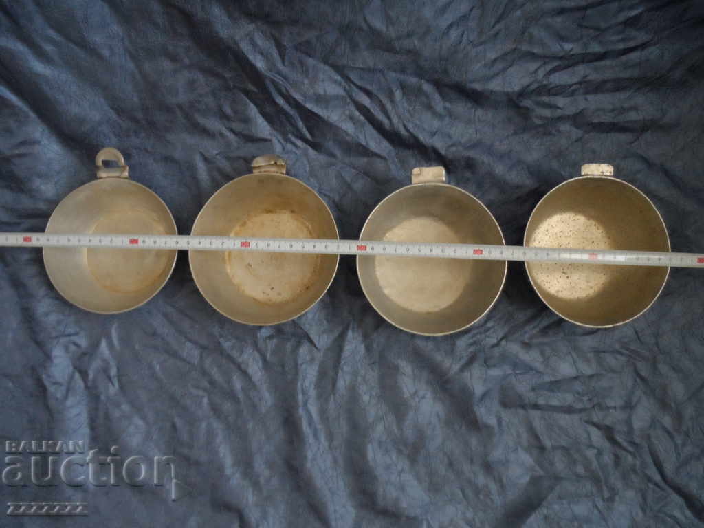 old aluminum bowls with price 20.00 BGN | € 10.23 old aluminum bowls with price 20.00 BGN | € 10.23
