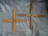 wooden crosses