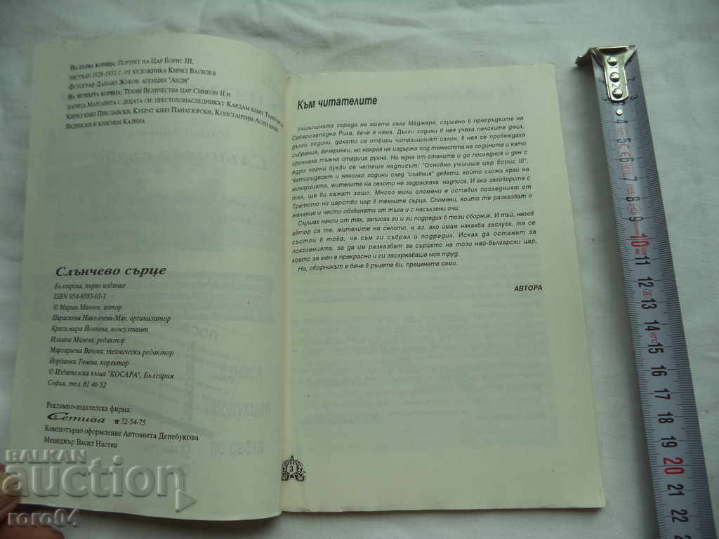 Auction  SUNNY HEART - MARIN MINCHEV