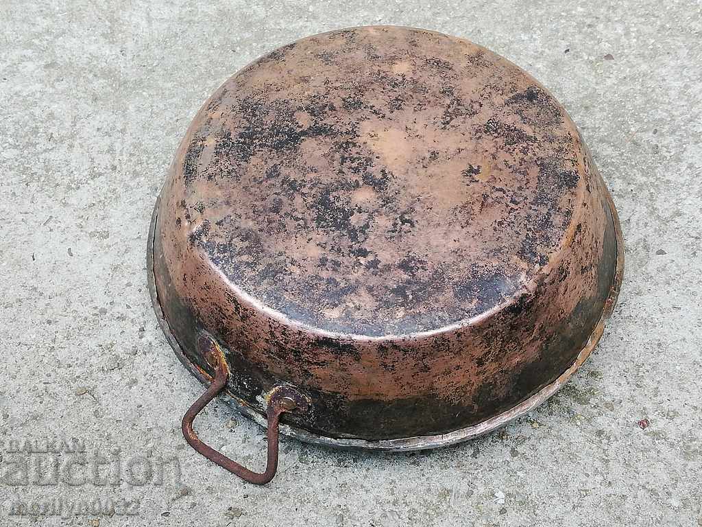 Old copper tray for chandelier copper copper pot - 7 Old copper tray for chandelier copper copper pot - 7