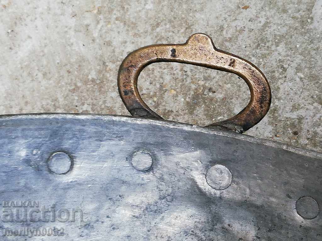 Old copper tray for chandelier copper copper pot - 6 Old copper tray for chandelier copper copper pot - 6