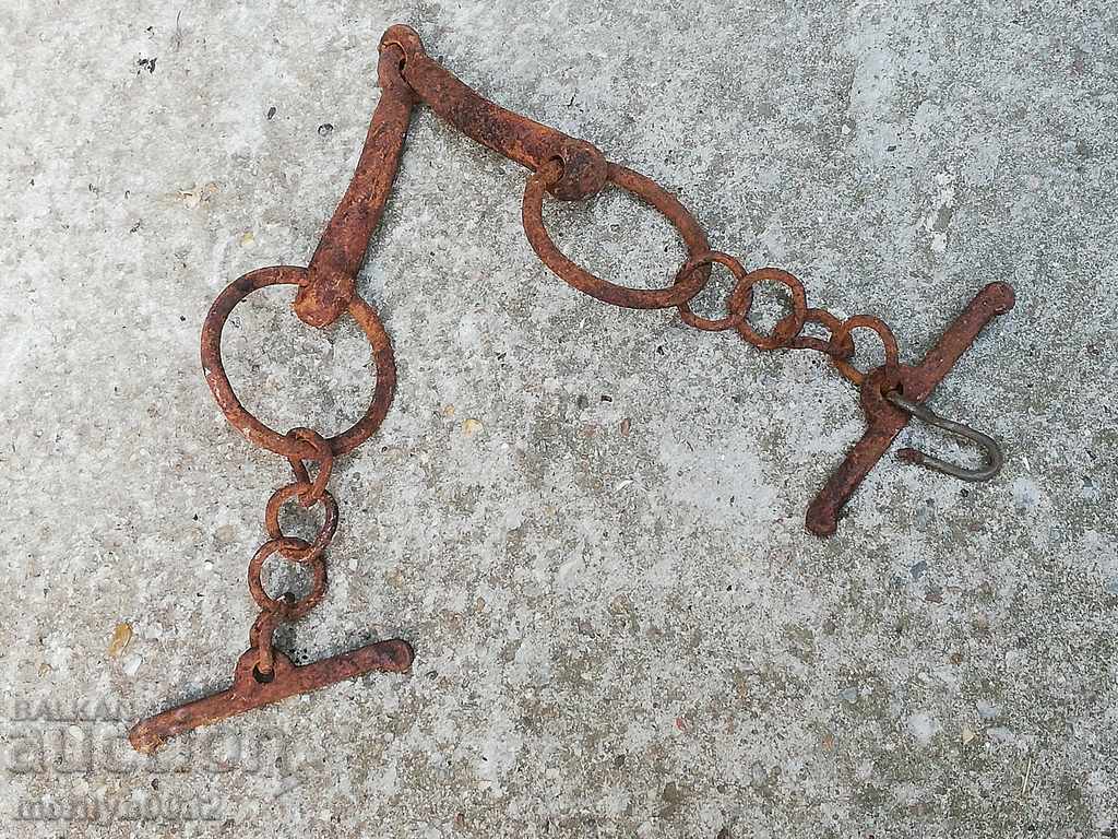 Old forged bridle, wrought iron, harness with price 34.00 BGN | € 17.38 Old forged bridle, wrought iron, harness with price 34.00 BGN | € 17.38