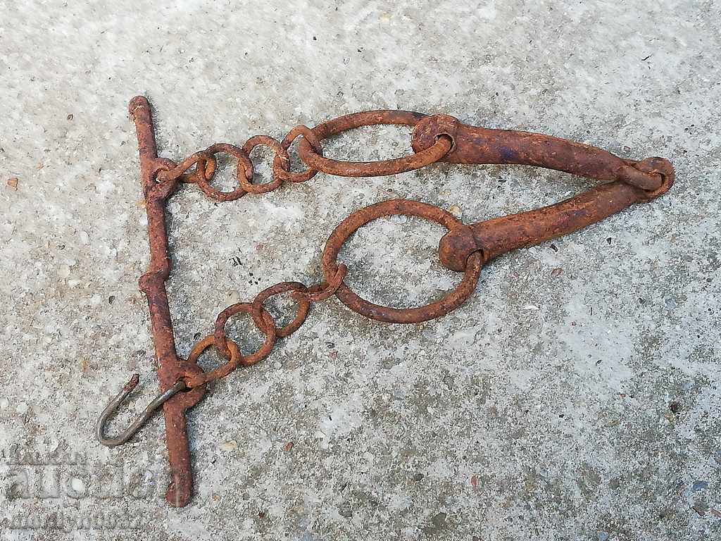 Old forged bridle, wrought iron, harness - 6 Old forged bridle, wrought iron, harness - 6