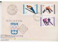 Първодневен Пощенски плик Спорт Олимпийски игри Инсбрук