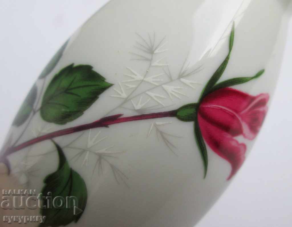 Lampă de masă franceză veche, porțelan LIMOGES - 7 Lampă de masă franceză veche, porțelan LIMOGES - 7