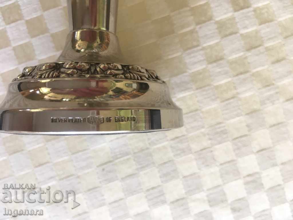 Auction  VASE SILVER-COATED ENGLAND MARKING