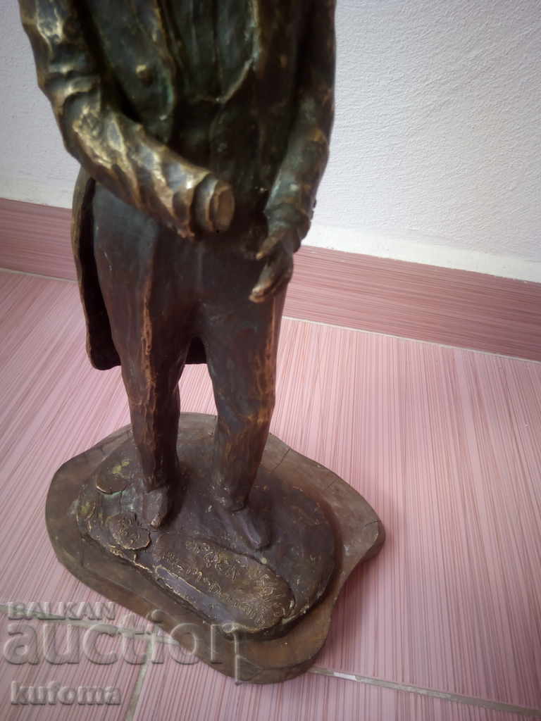 Auction Bronze sculpture statuette Orpheus signed Auction Bronze sculpture statuette Orpheus signed