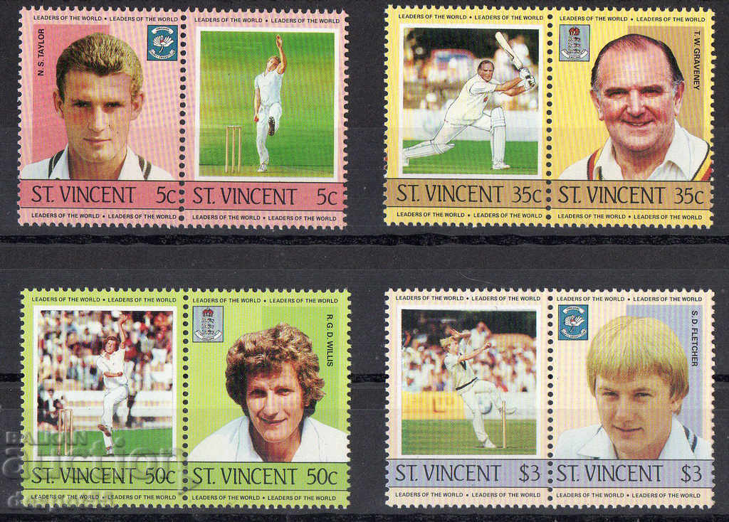 1985. St. Vincent. Cricket.