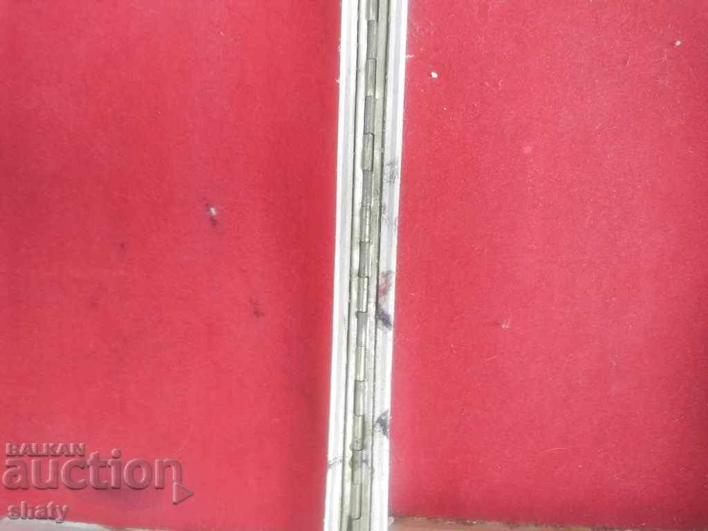 Old box with copper fittings. - 7 Old box with copper fittings. - 7