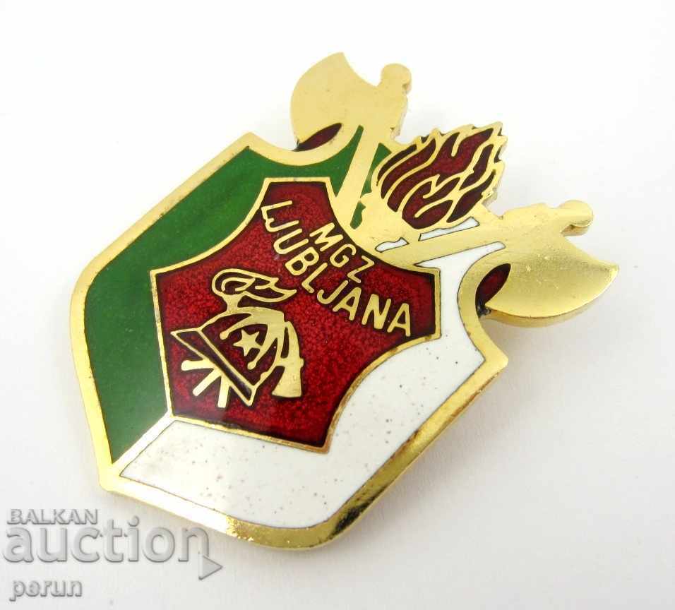 FIRE DEPARTMENT SIGN-EMAIL-SLOVENIA-LJUBLJANA-FIRE DEPARTMENT with price 20.00 BGN | € 10.23