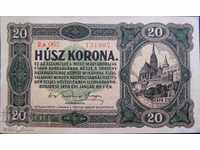 Ungaria 20 Krooni 1920 UNC