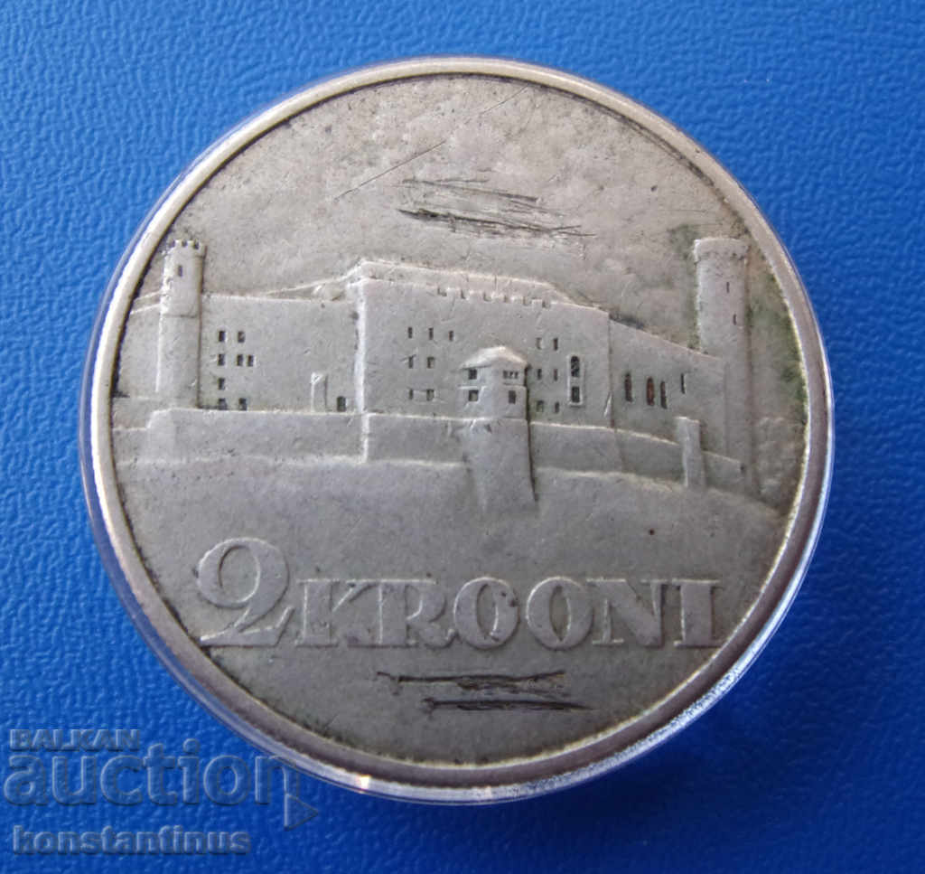 Estonia 2 Crones 1930 Argint Rare cu preț € 23.01 | 45.00 BGN