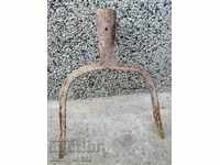 Old Wrought Two Prong, Pitchfork, Wrought Iron