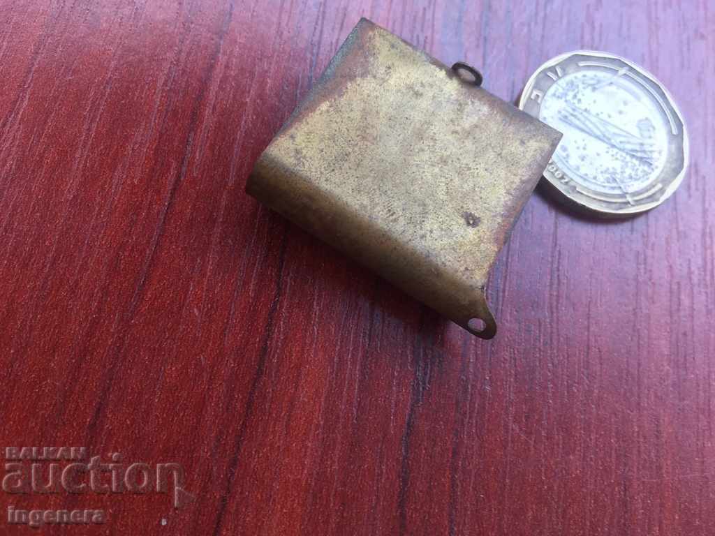 Licitație CARTE MESSING MINI CU 9 CARDURI, VECHE