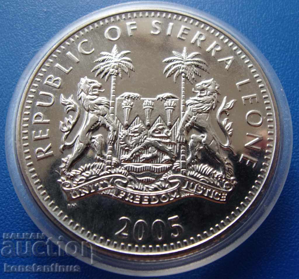 Sierra Leone 1 Dollar 2005 UNC PROOF cu preț € 15.34 | 30.00 BGN