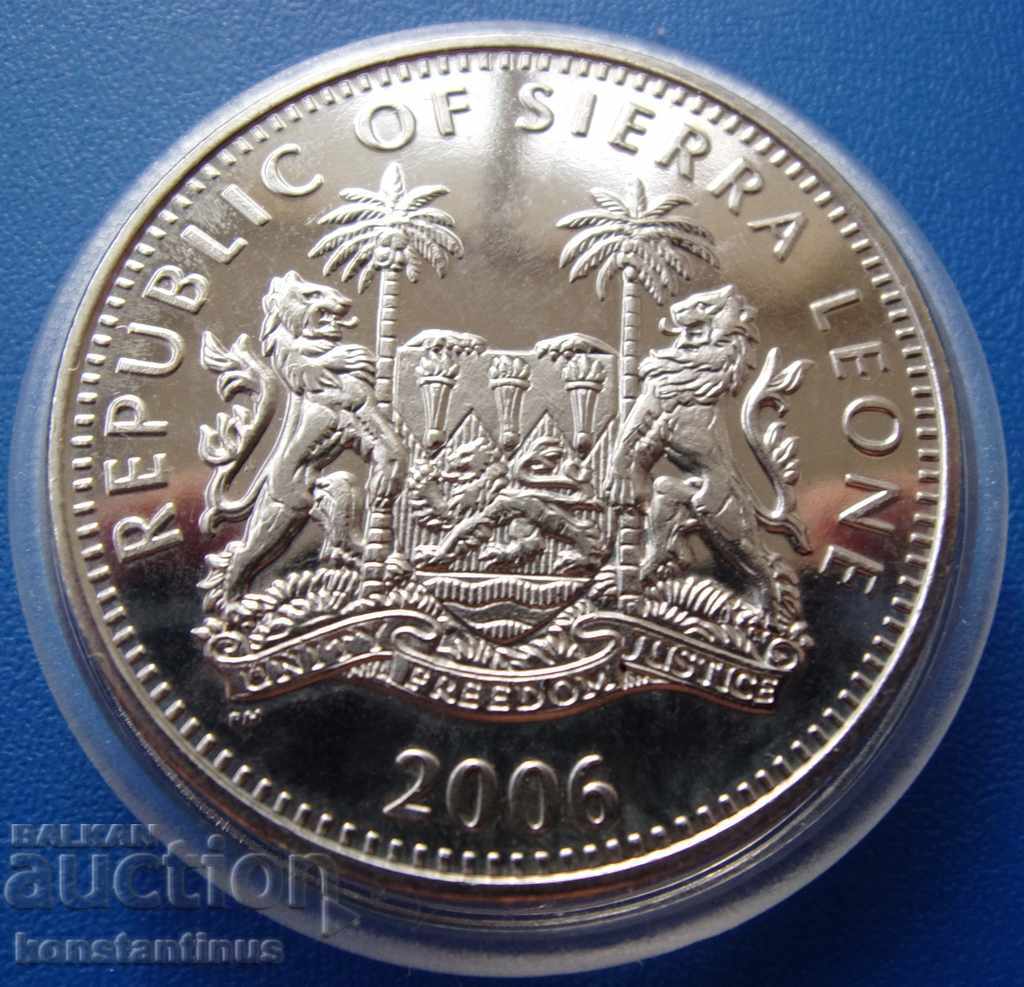 Sierra Leone 1 Dollar 2006 UNC PROOF cu preț € 16.36 | 32.00 BGN