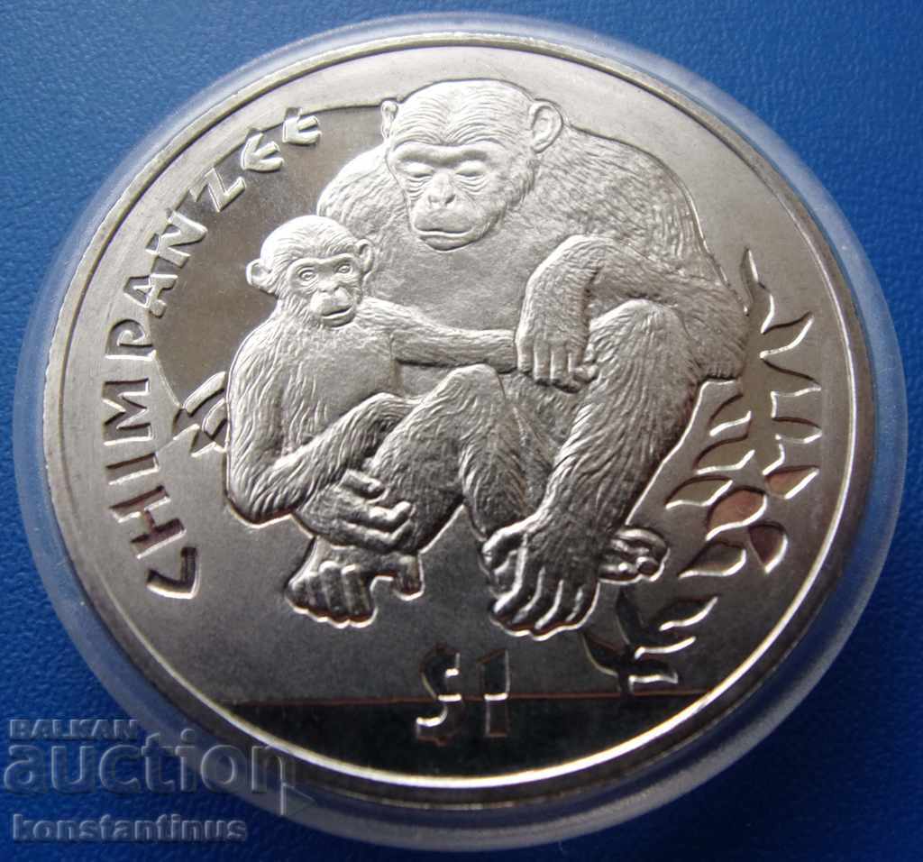 Sierra Leone 1 Dollar 2010 UNC PROOF