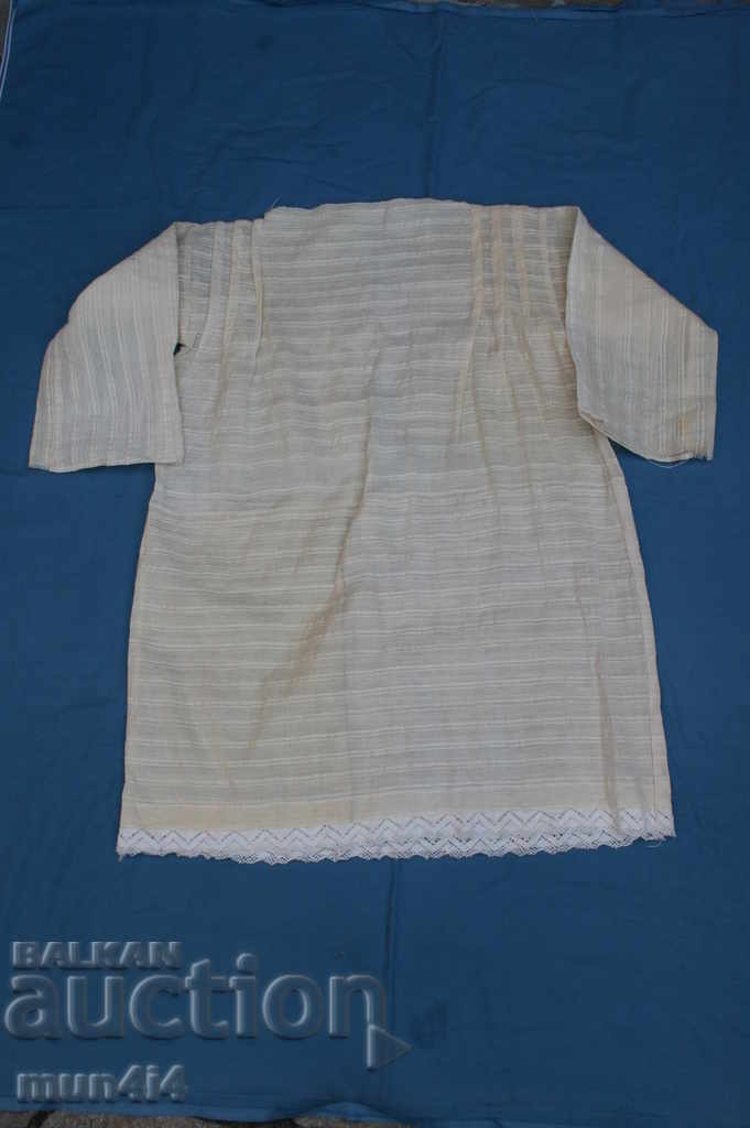 Authentic baby shirt silk kenar folk costume