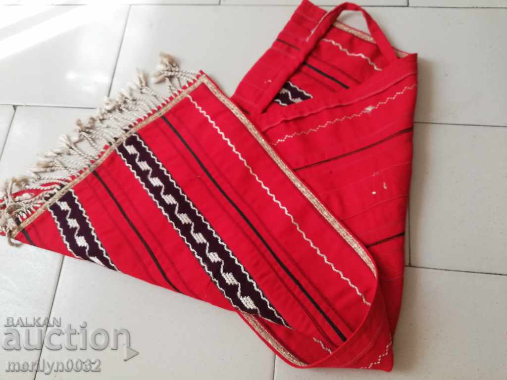Old woven, embroidered and embroidered apron, costume, suckman with price 57.00 BGN | € 29.14 Old woven, embroidered and embroidered apron, costume, suckman with price 57.00 BGN | € 29.14