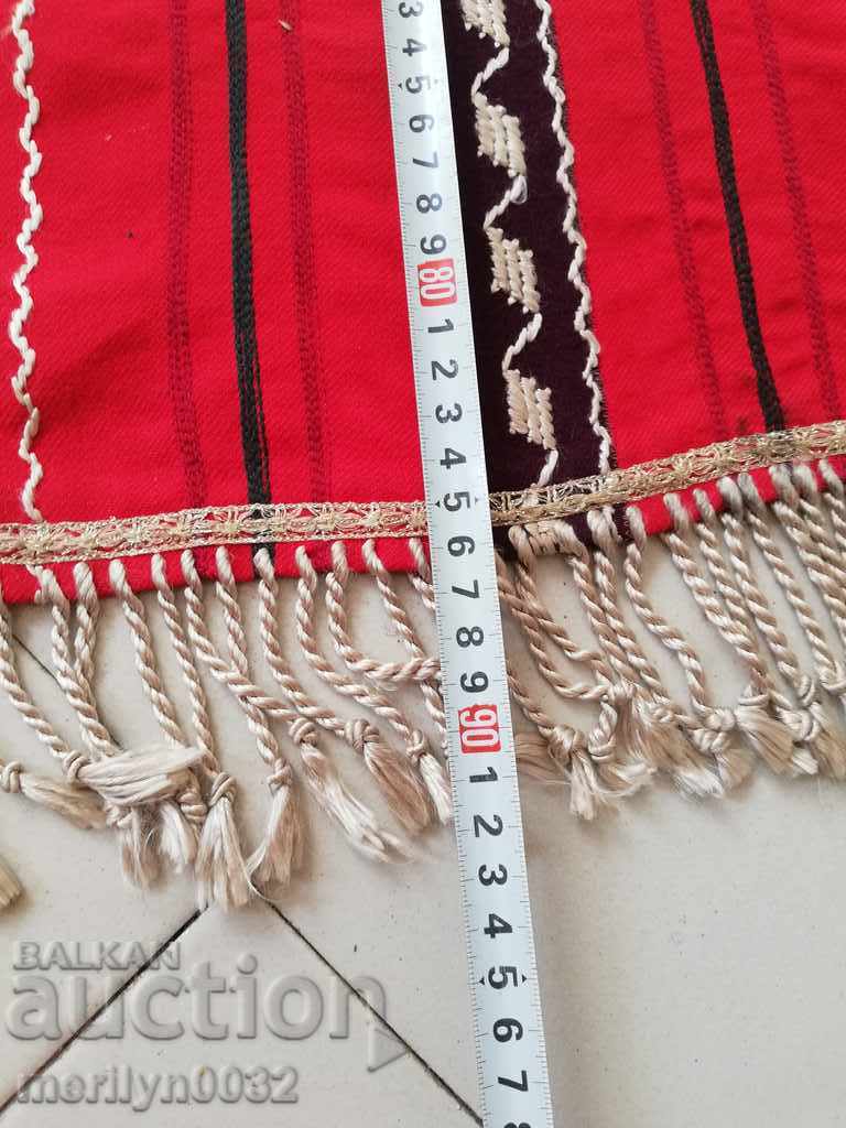 Auction Old woven, embroidered and embroidered apron, costume, suckman Auction Old woven, embroidered and embroidered apron, costume, suckman