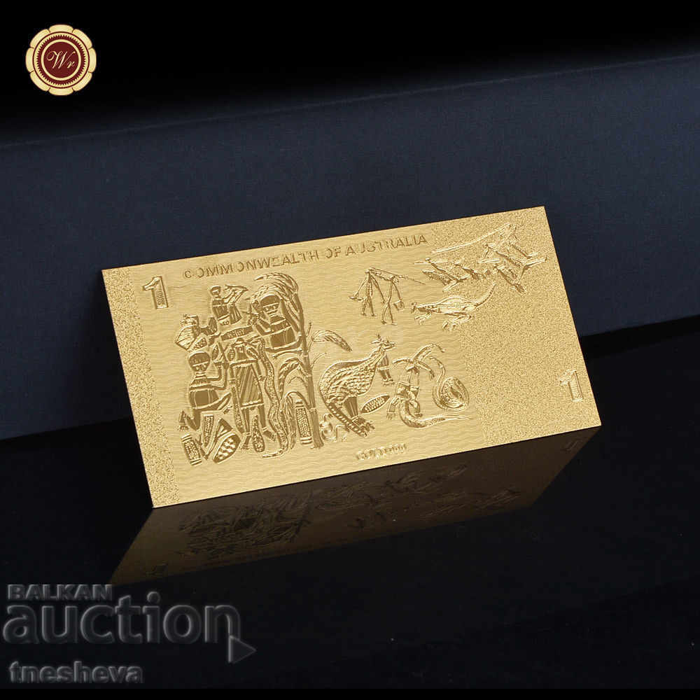 Delivery of Australia $ 1 color gold Delivery of Australia $ 1 color gold