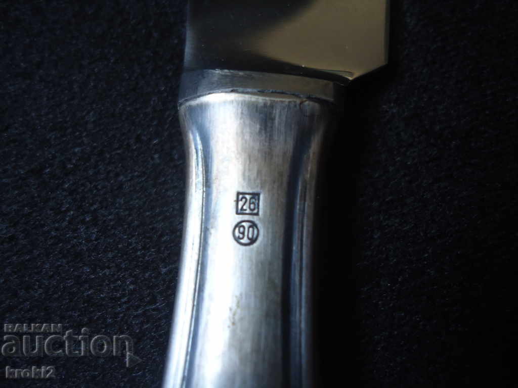 Vintage Austrian kitchen knife with silver-plated handle BERNDORF - 5