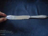 Vintage αυστριακό μαχαίρι κουζίνας με επάργυρη λαβή BERNDORF