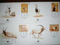 Νίγηρας - WWF oryx αντιλόπου, πρωταρχικό κιτ φακέλους