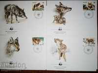 Poland - WWF Wolf, First Anniversary Kit envelopes