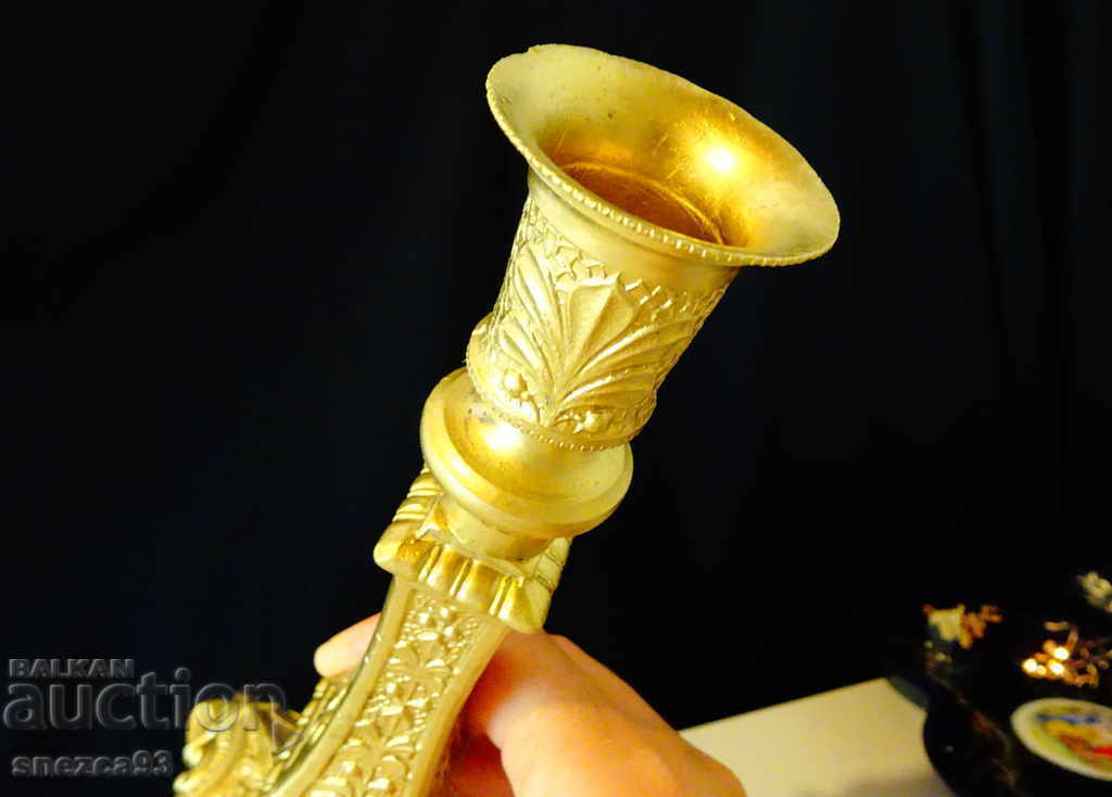 Auction Baroque candlestick 25 cm, 550 g Auction Baroque candlestick 25 cm, 550 g
