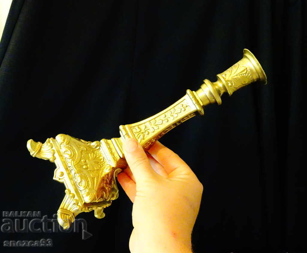 Baroque candlestick 25 cm, 550 g - 7 Baroque candlestick 25 cm, 550 g - 7