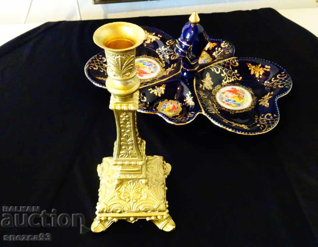 Baroque candlestick 25 cm, 550 g Baroque candlestick 25 cm, 550 g