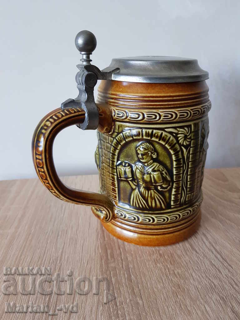 Auction Old West Germany porcelain mug Auction Old West Germany porcelain mug