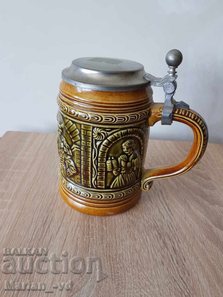 Old West Germany porcelain mug