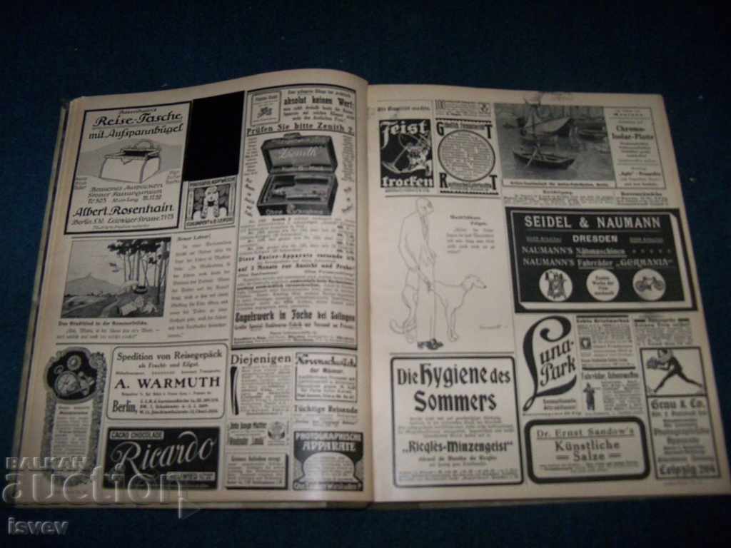 Delivery of 13 pcs. 1911 Lustige blätter cartoons, comics Delivery of 13 pcs. 1911 Lustige blätter cartoons, comics